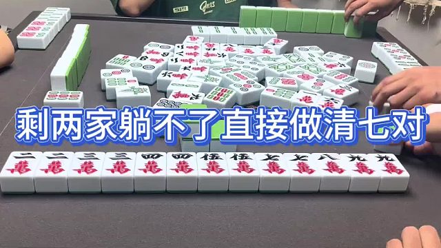 剩两家躺不了直接做七对