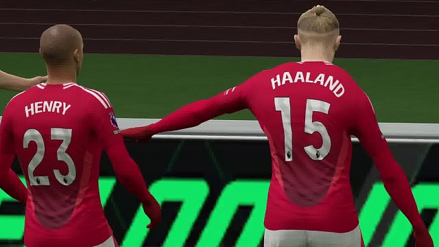 8脚传球 哈兰德凌空抽射