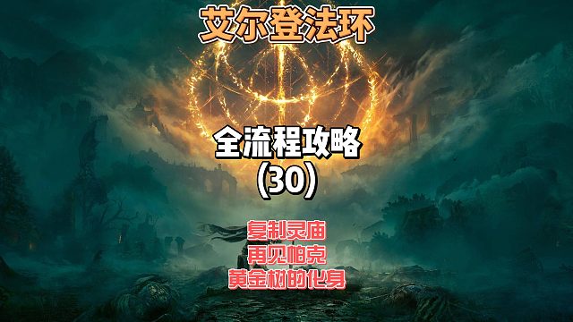 《艾尔登法环》保姆级新手全流程剧情攻略30：帕克支线×黄金树的化身×复制灵庙