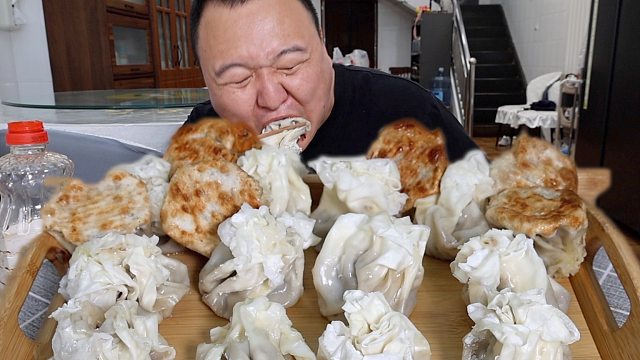 家里停水了，阿强早餐3两烧麦，皮薄馅大，肉粒饱满，超过瘾！