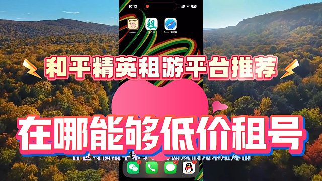 和平精英租游平台推荐