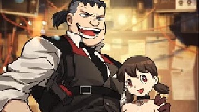 绘画设计之猛男胖虎保护娇小静香