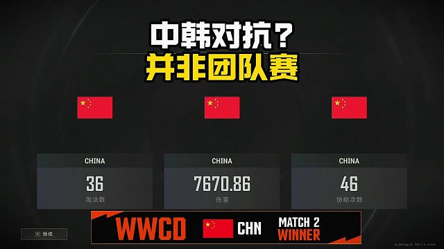 中韩对抗赛成韩国选手个人秀场了 硬控全部选手