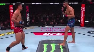 UFC上海格斗之夜：卡夫踢改變比賽走勢，張名揚遭沃克TKO