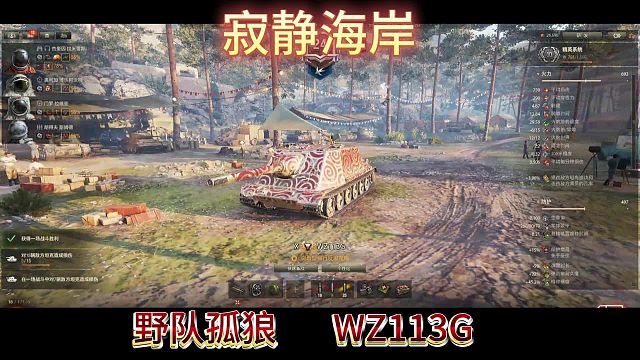 寂静海岸野队孤狼WZ113G