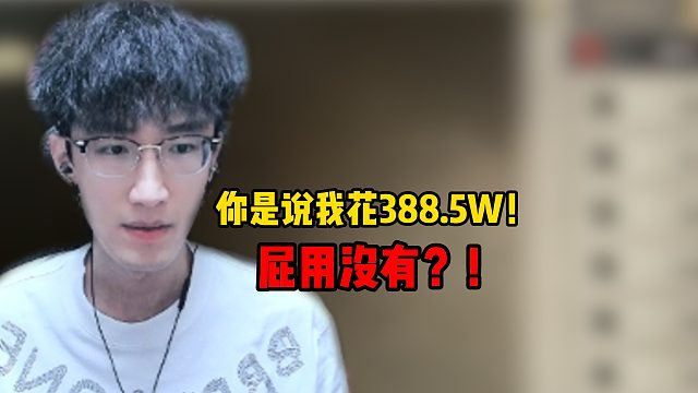 是说我花了388.5W！屁用没有？！