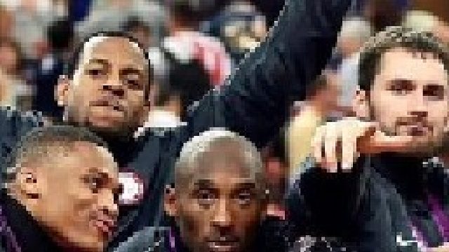 巅峰科比詹姆斯杜兰特率领的梦之队遇上帕克率领的法国男篮，真的是精彩！