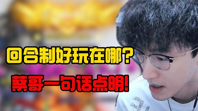 回合制好玩在哪？蔡哥一句话点明！