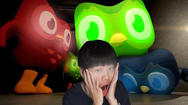 不按时打卡就会被小鸟霸凌！恐怖多邻国！Unolingo too