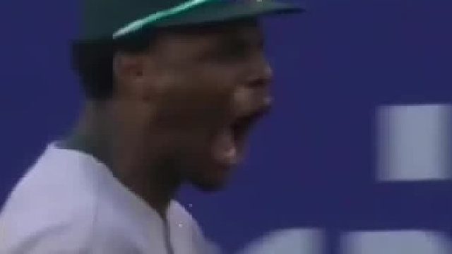 MLB场上的完美接杀