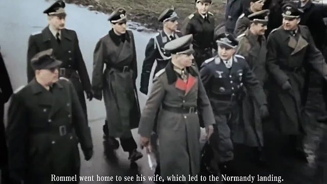 隆美尔回家为妻子过生日，盟军却在当天登陆