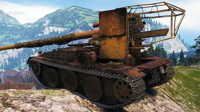 坦克世界  这就是打山谷的下场