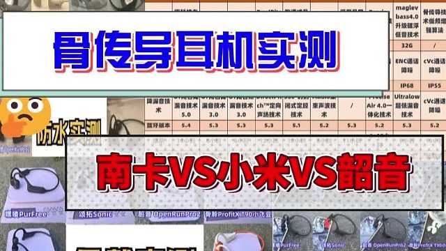 骨传导耳机推荐2025口碑对比：南卡/韶音/小米到底值不值得买？