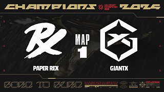 [無畏契約巴黎全球冠軍賽小組賽]【PRX vs GX】圖一速看