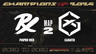 [無畏契約巴黎全球冠軍賽小組賽]【PRX vs GX】圖二速看