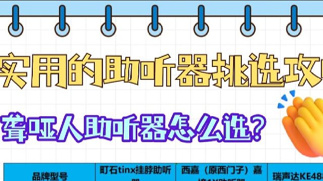 西门子助听器好用吗？助听器怎么选？在线支招实测揭晓
