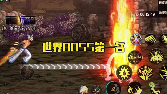 辅助登顶世界boss伤害第一