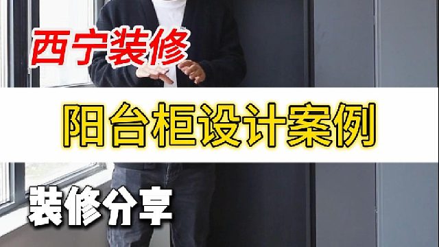 阳台柜设计案例