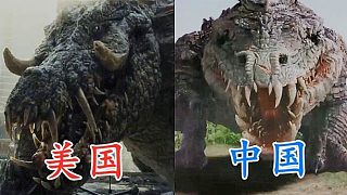 這二部電影《巨鱷》你覺得誰家的更厲害，國內(nèi)的也不錯(cuò)哦