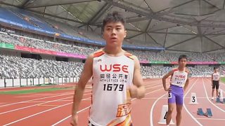 天賦逆天！13歲中國短跑天才200米狂飆破紀(jì)錄，后程發(fā)力太恐怖了
