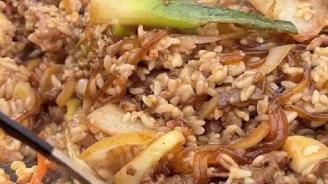 韩国小哥的户外美食