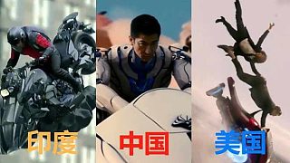 這三部電影《變形摩托車(chē)》，你覺(jué)得誰(shuí)家的更炫酷？國(guó)內(nèi)的也不錯(cuò)