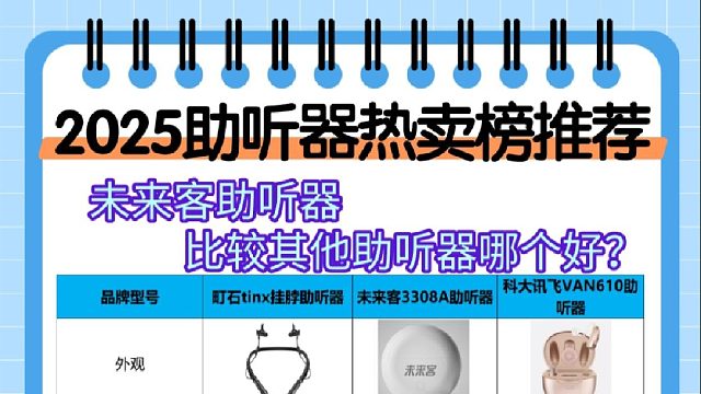 未来客助听器比较其他助听器哪个好？怎样选助听器效果更好？避坑攻略