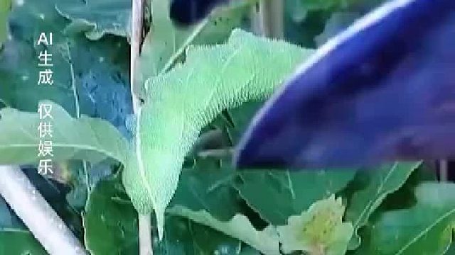 小虫误闯叶丛，谁知竟被剪去尾巴！