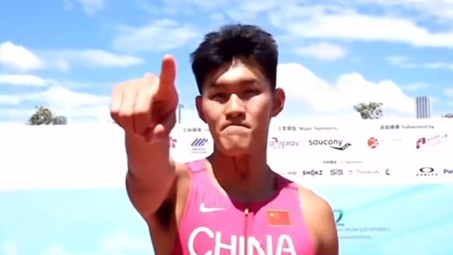 太燃了！陈圆将110米栏逆袭日本高手夺冠，第二个刘翔横空出世