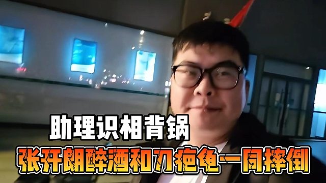 张开朗和刀疤龟醉酒双双摔倒，助理识相背锅太懂事