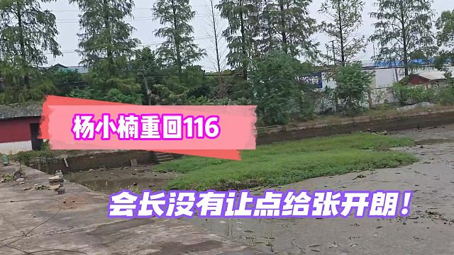 會長宣布楊小楠重回116！沒有讓點給張開朗！