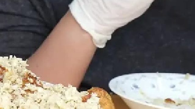 韩国农村家庭的晚餐