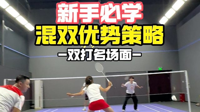 新手必学混双优势策略