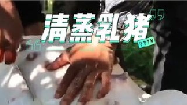 乳猪主要吃的就是一个鲜，特别是刚从母猪体内取出就用来清蒸的