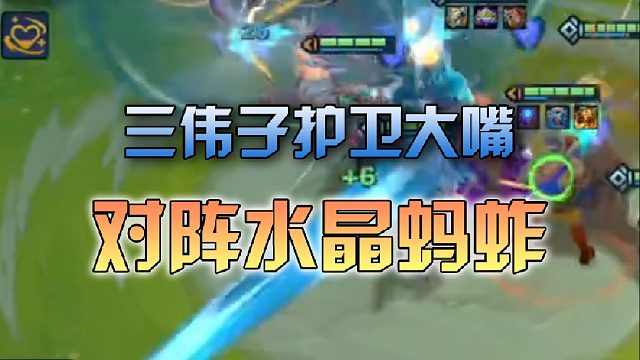 三伟子护卫大嘴对阵水晶蚂蚱