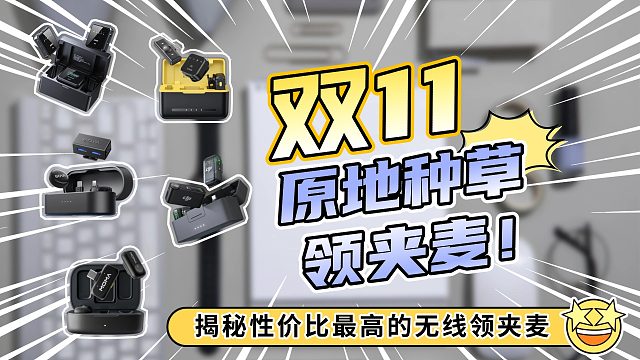 2025年双十一无线麦克风，5款闭眼入领夹麦哪个牌子好？麦克风选购攻略