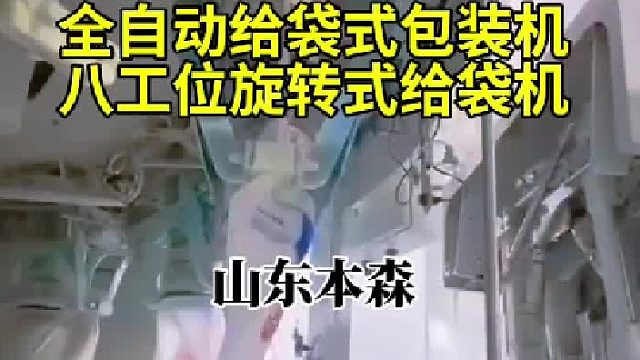 全自动给袋式包装机八工位旋转式给袋机
