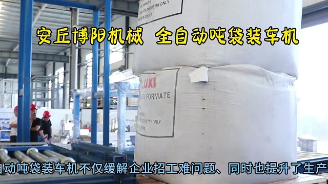 碳酸钙吨包自动装车系统 吨袋全自动装车机应用场景