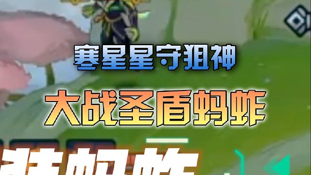 寒星 星守狙神大战圣盾蚂蚱