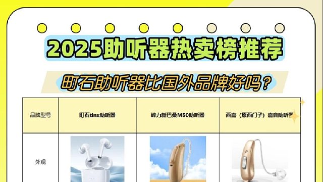 町石助听器比国外品牌好吗？助听器哪款好用又便宜？实地揭秘答案