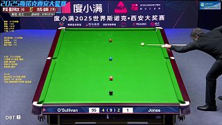 奧沙利文VS杰克-瓊斯 第7局清臺(tái)晉級(jí)8強(qiáng)欣賞 西安大獎(jiǎng)賽