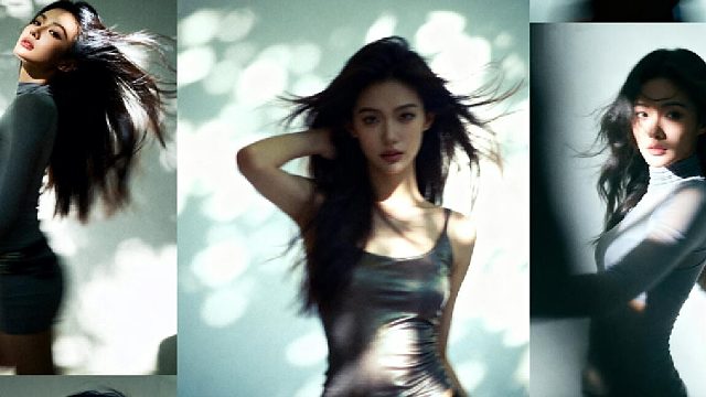 发丝狂舞的氛围感