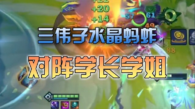 三伟子 水晶蚂蚱对阵学长学姐