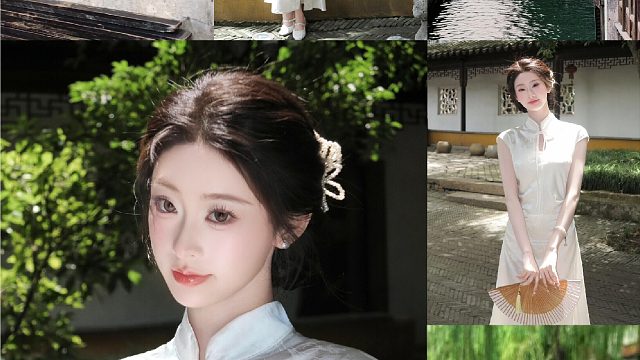 在苏州耗时两小时 这套旗袍妆造真的超绝！