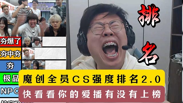 魔创全员出生强度排行榜2.0！快看看你的爱播有没有上榜！