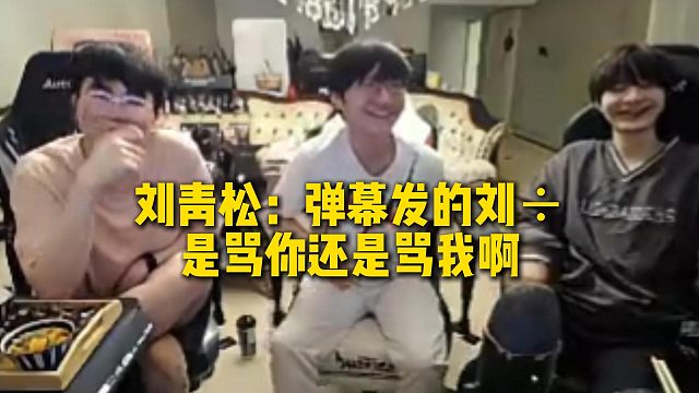 刘青松看弹幕发刘÷，问姿态骂的是你还是我真绷不住了