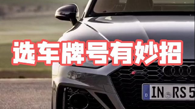 怎么选一个自己心仪的车牌号，车牌选号