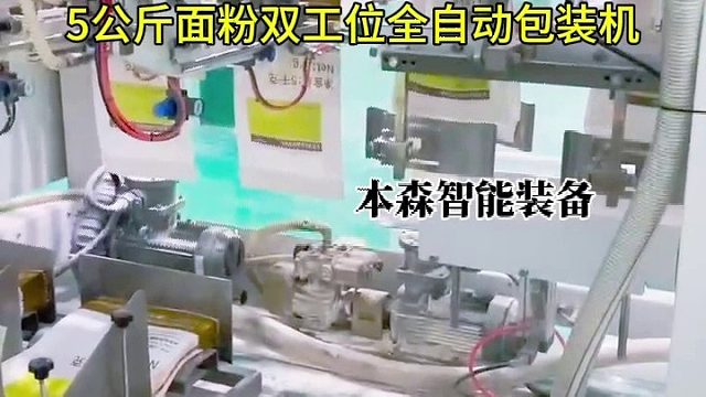 5公斤面粉双工位全自动包装机定量包装秤