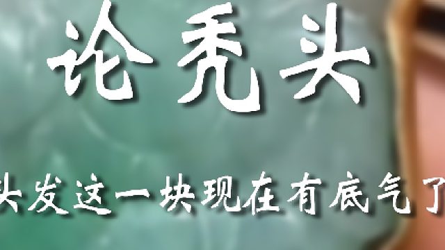 我看以后谁还敢叫我秃子