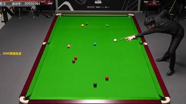 范争一VS张家玮 苏格兰公开赛资格赛第二轮4局，范赢了